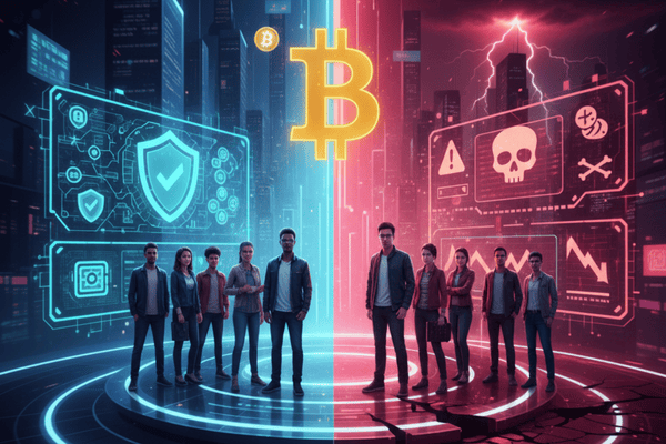 ilustrasi keamanan dan risiko cara trading bitcoin - utlima markets